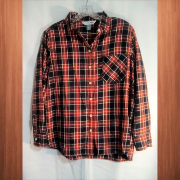 Old Navy Tops - Old Navy Button Up Shirt Sz L Petite Multi Plaid Old Navy Tops - Old Navy Button Up Shirt Sz L Petite Multi Plaid